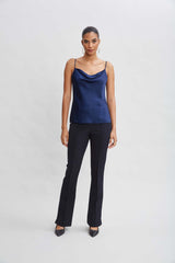 Crepe Seam Slit Flare Pant | Elie Tahari STARGAZER