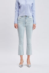 Micro Flare Cropped Jeans | Elie Tahari LIGHT WASH