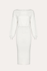 Yara Milano Knit Midi Dress | Elie Tahari IVORY