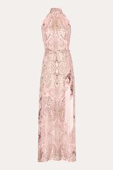 Annie Silk Halter Dress | Elie Tahari ARABESQUE PRINT
