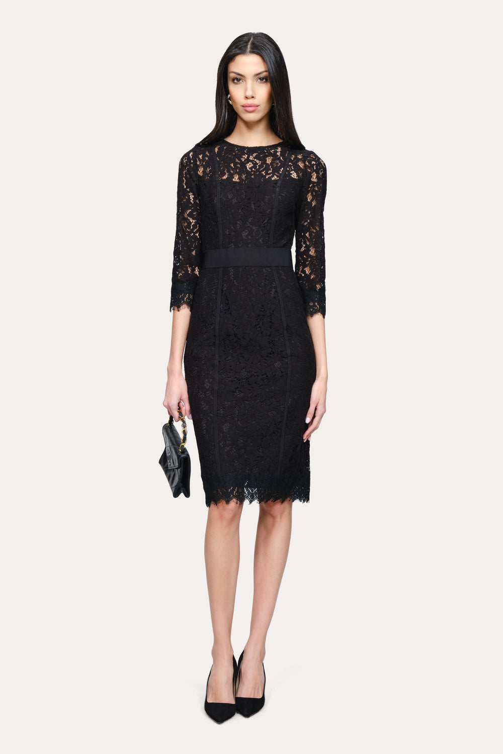 Roselle Midi Dress | Elie Tahari BLACK