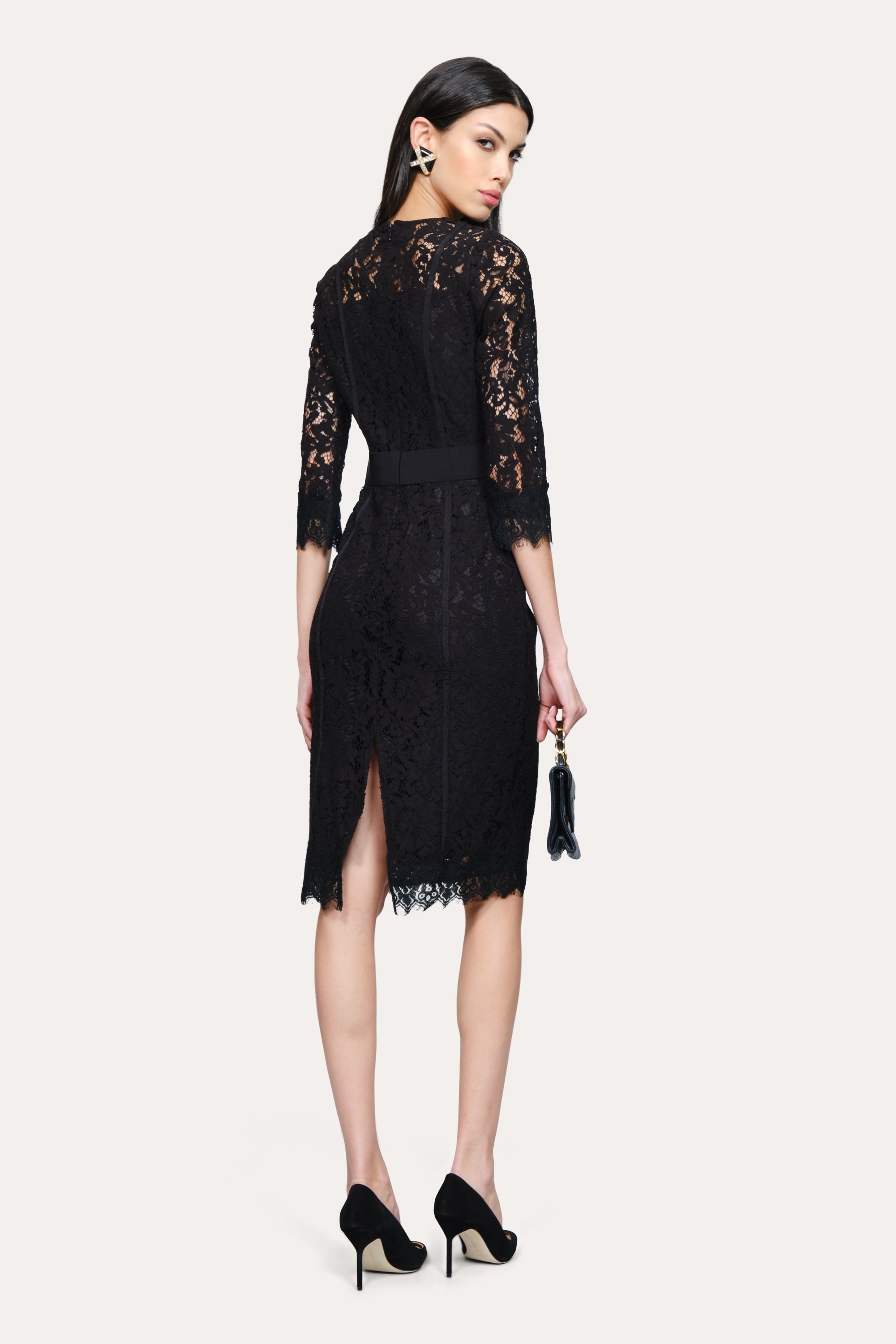 Roselle Midi Dress | Elie Tahari BLACK