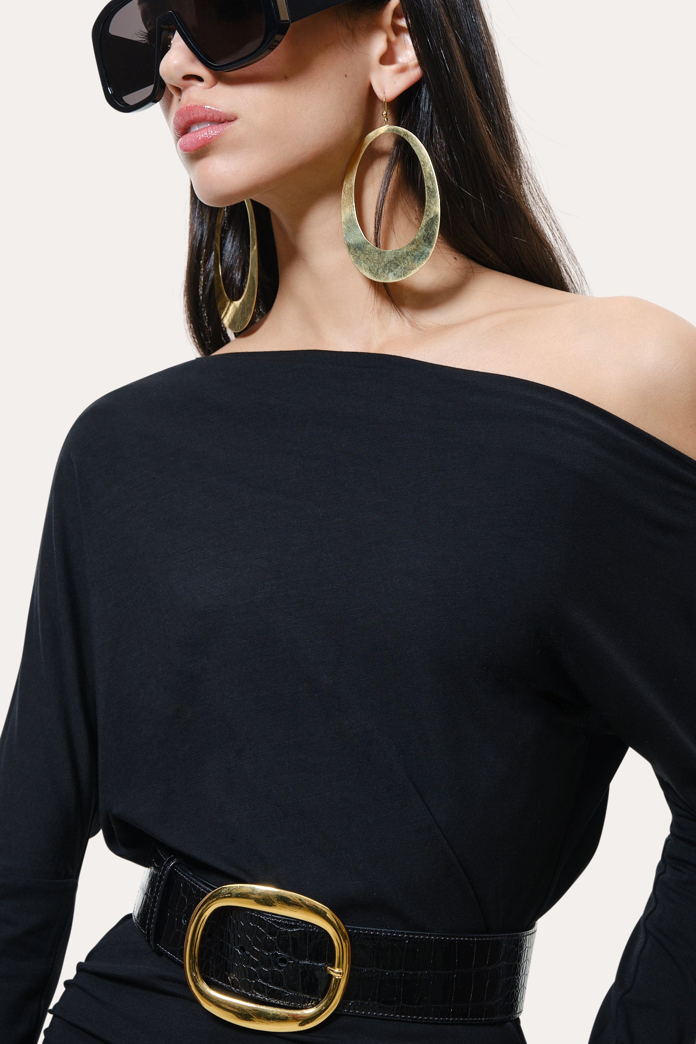 Maia Off-Shoulder Maxi Dress | Elie Tahari BLACK