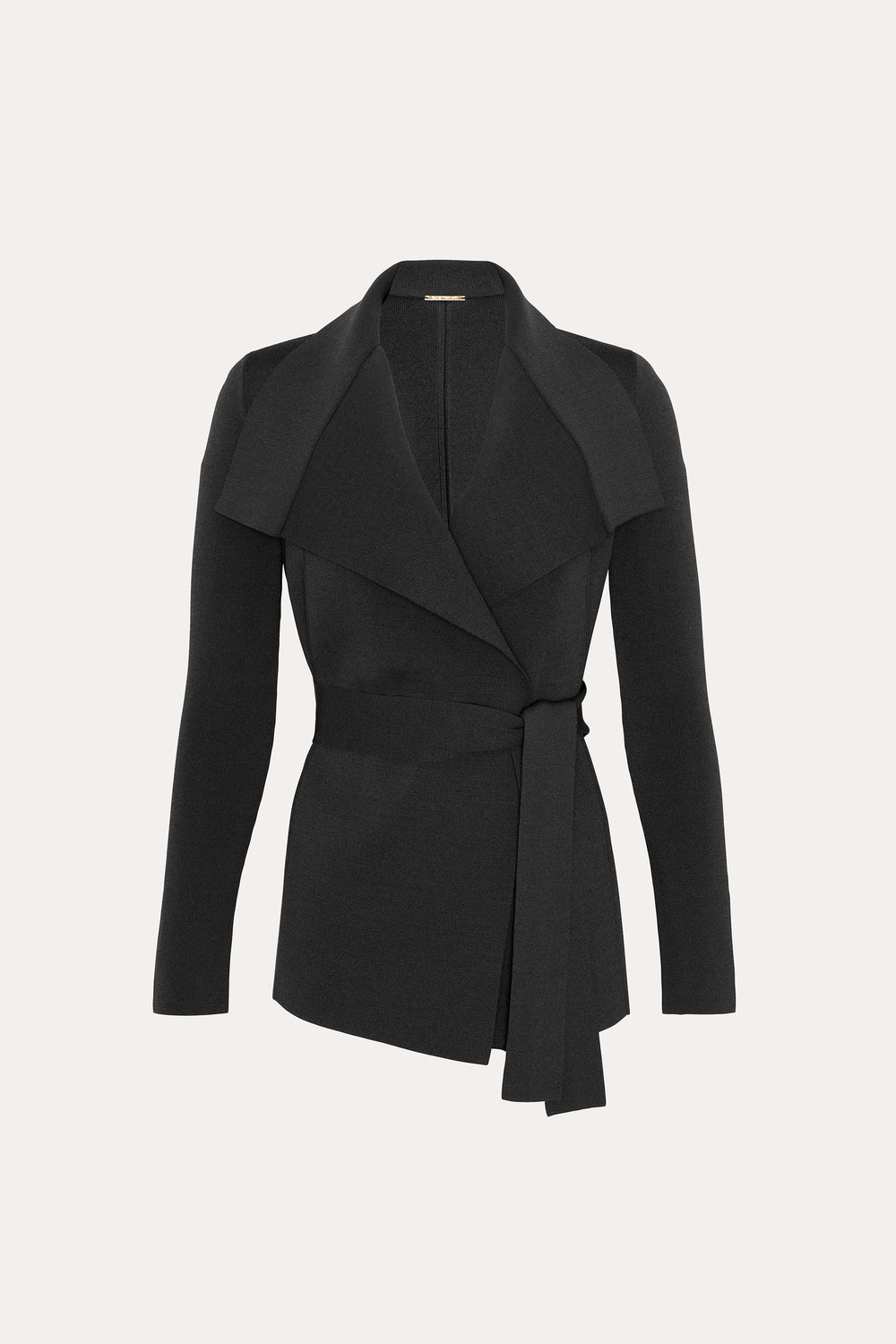 Milano Sculpt Wrap Jacket | Elie Tahari BLACK