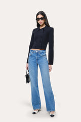 Nolene Milano Sculpt Cropped Jacket | Elie Tahari BLACK