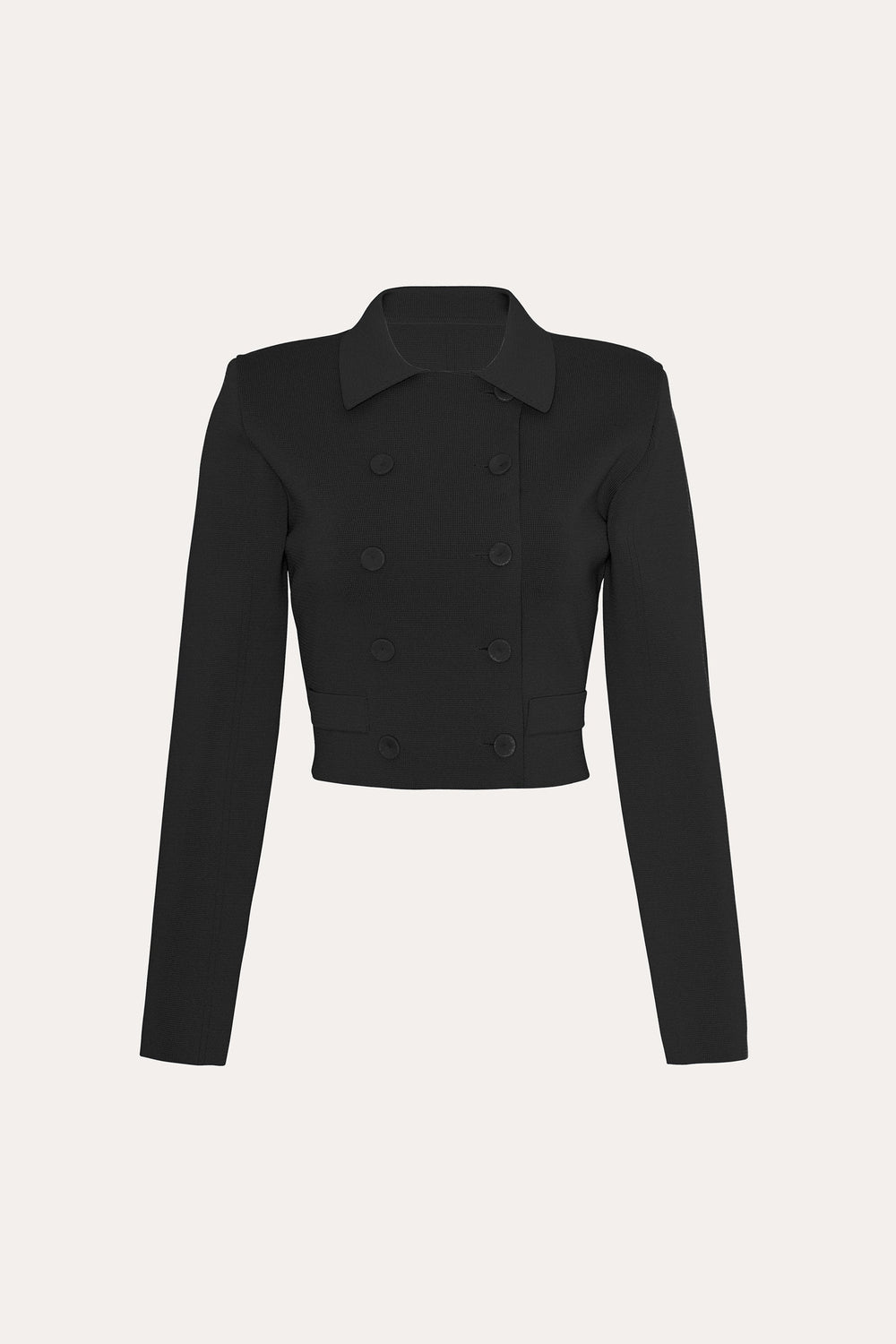 Nolene Milano Sculpt Cropped Jacket | Elie Tahari BLACK