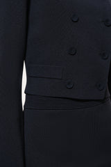 Nolene Milano Sculpt Cropped Jacket | Elie Tahari BLACK