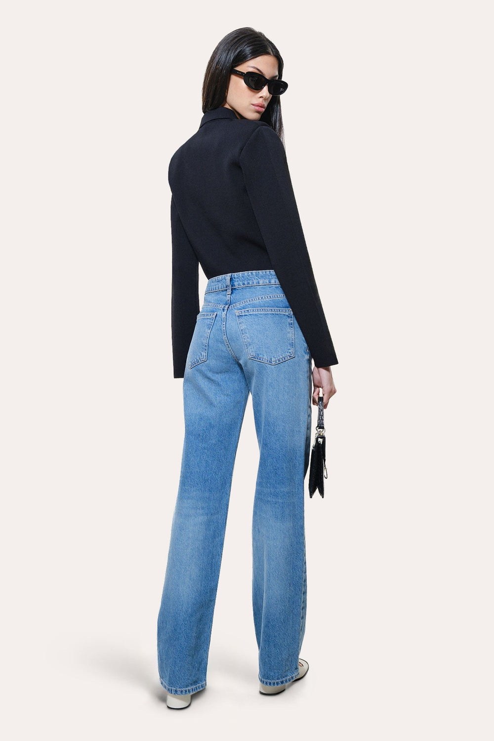 Nolene Milano Sculpt Cropped Jacket | Elie Tahari BLACK