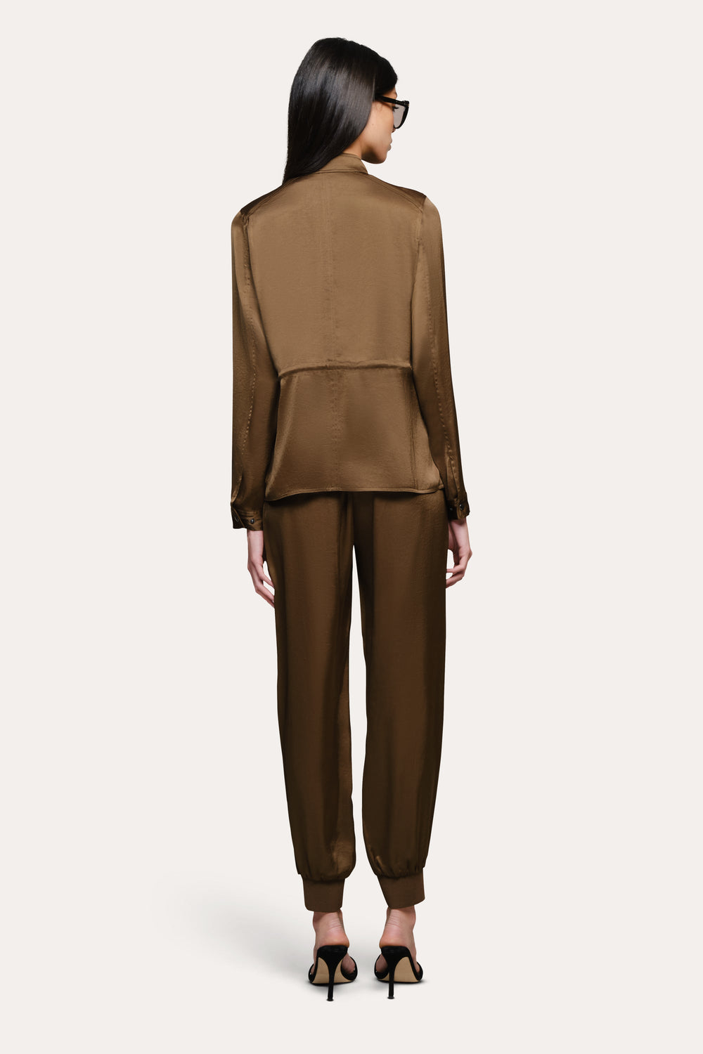Olivia Utility Satin Jacket | Elie Tahari SAVOY