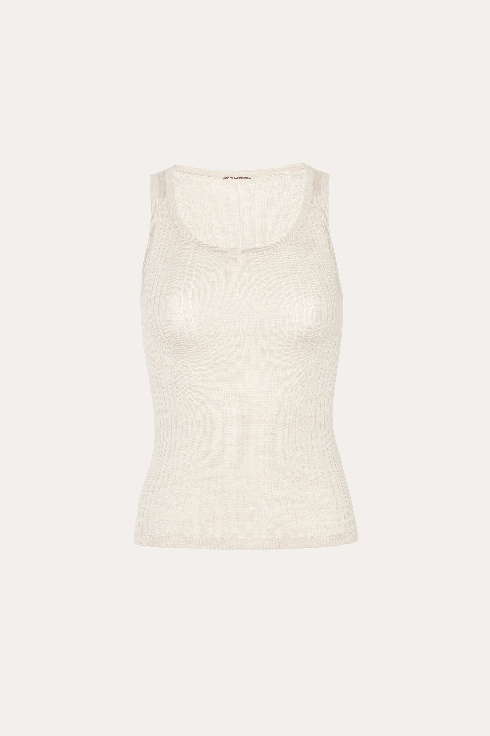 Elle Silk Wool Tank | Elie Tahari ECRU