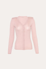 Cara Silk Wool Cardigan | Elie Tahari BLUSH