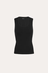 Rosie Rib Tank | Elie Tahari BLACK