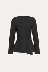 Blair Milano Sculpt Peplum Top | Elie Tahari BLACK