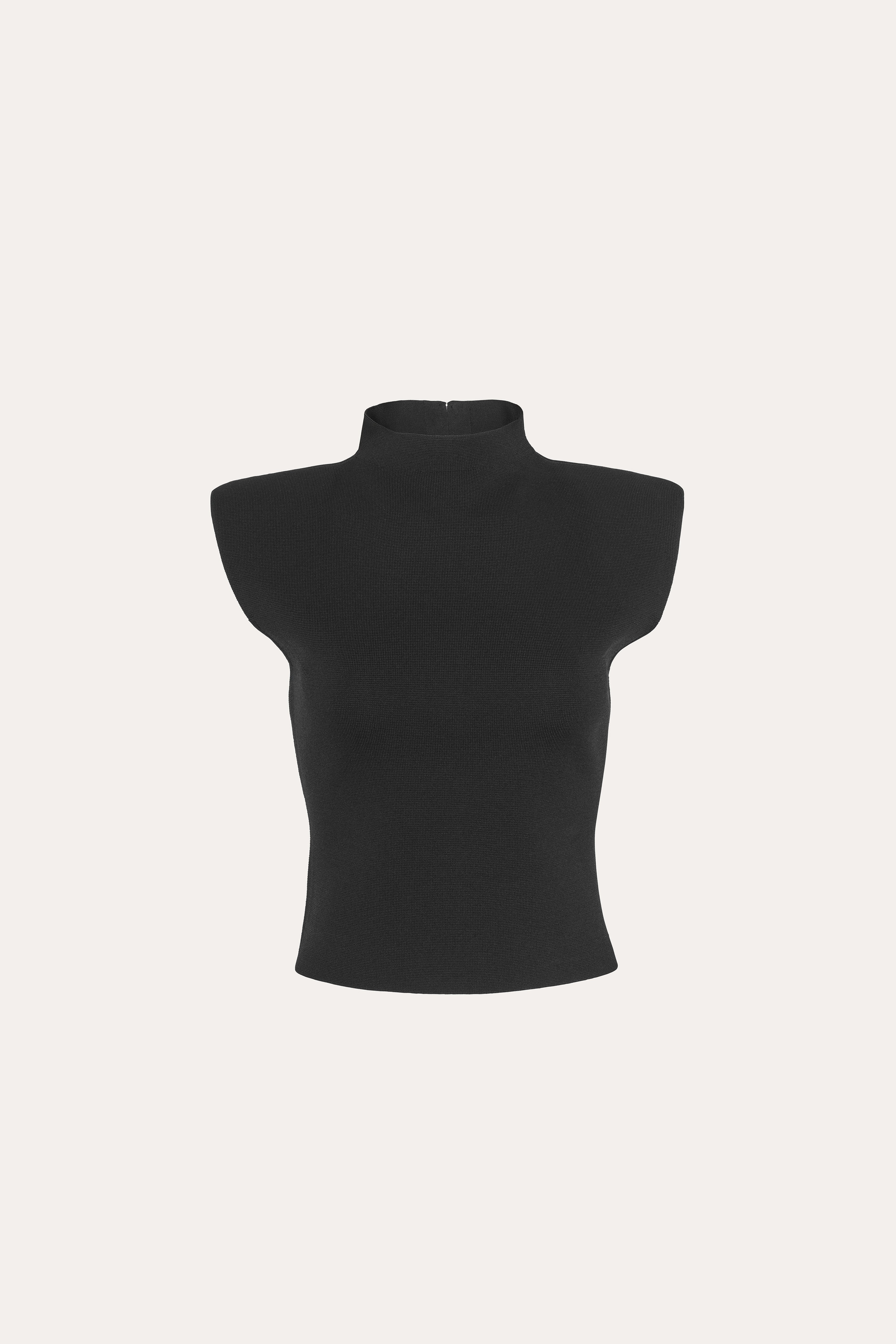 Milano Sculpt Structured Top | Elie Tahari BLACK