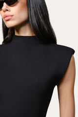 Milano Sculpt Structured Top | Elie Tahari BLACK