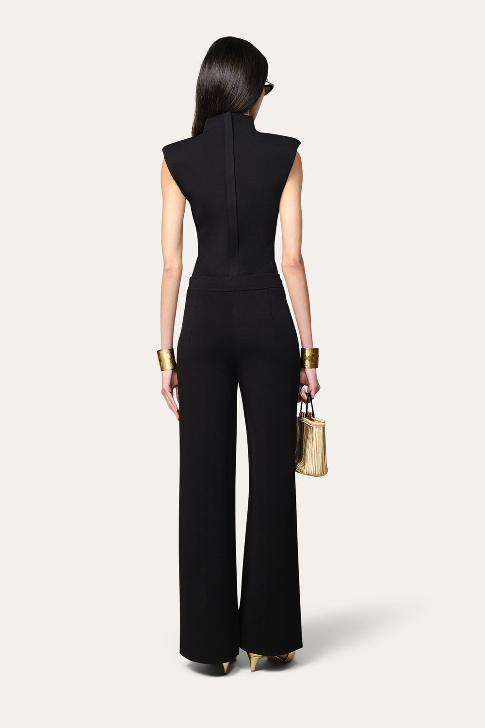 Milano Sculpt Structured Top | Elie Tahari BLACK