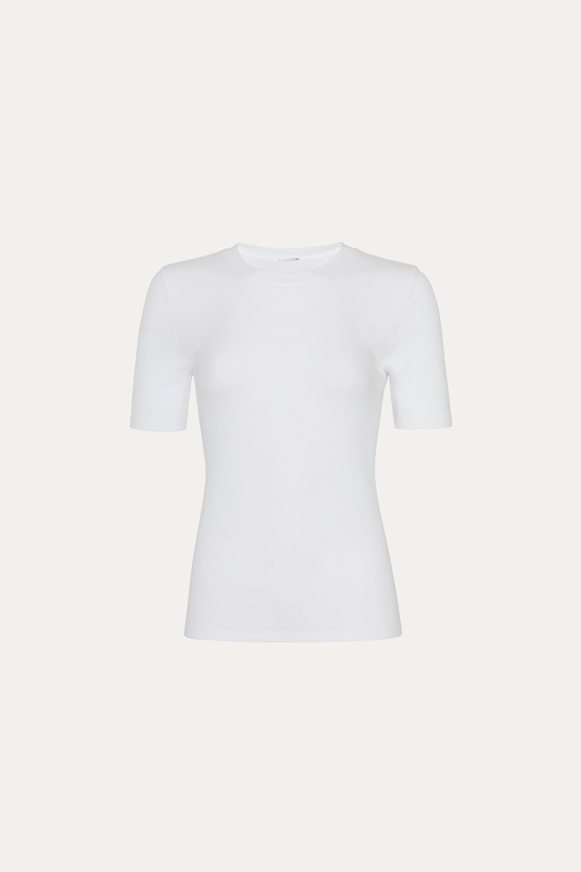 Classic Rib Tee | Elie Tahari WHITE