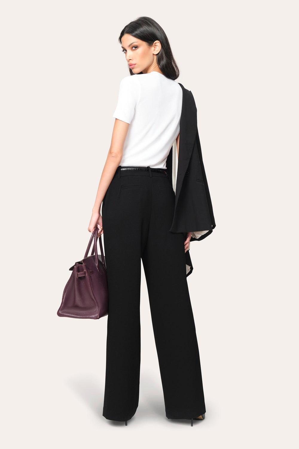 Classic Rib Tee | Elie Tahari WHITE