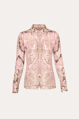 Annie Silk Blouse | Elie Tahari ARABESQUE PRINT