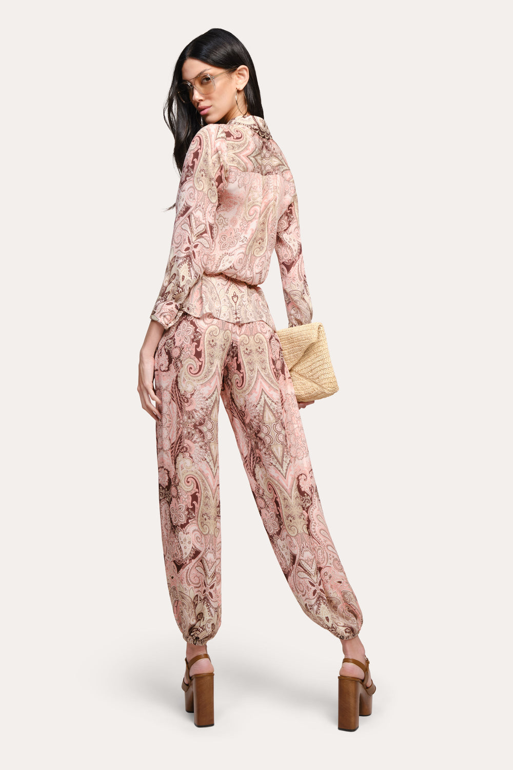 Annie Silk Blouse | Elie Tahari ARABESQUE PRINT