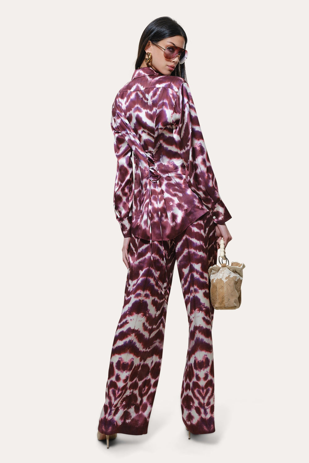 Lila Ikat Silk Button Down | Elie Tahari IKAT