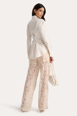 Mari Cotton Poplin Button Down | Elie Tahari WHITE