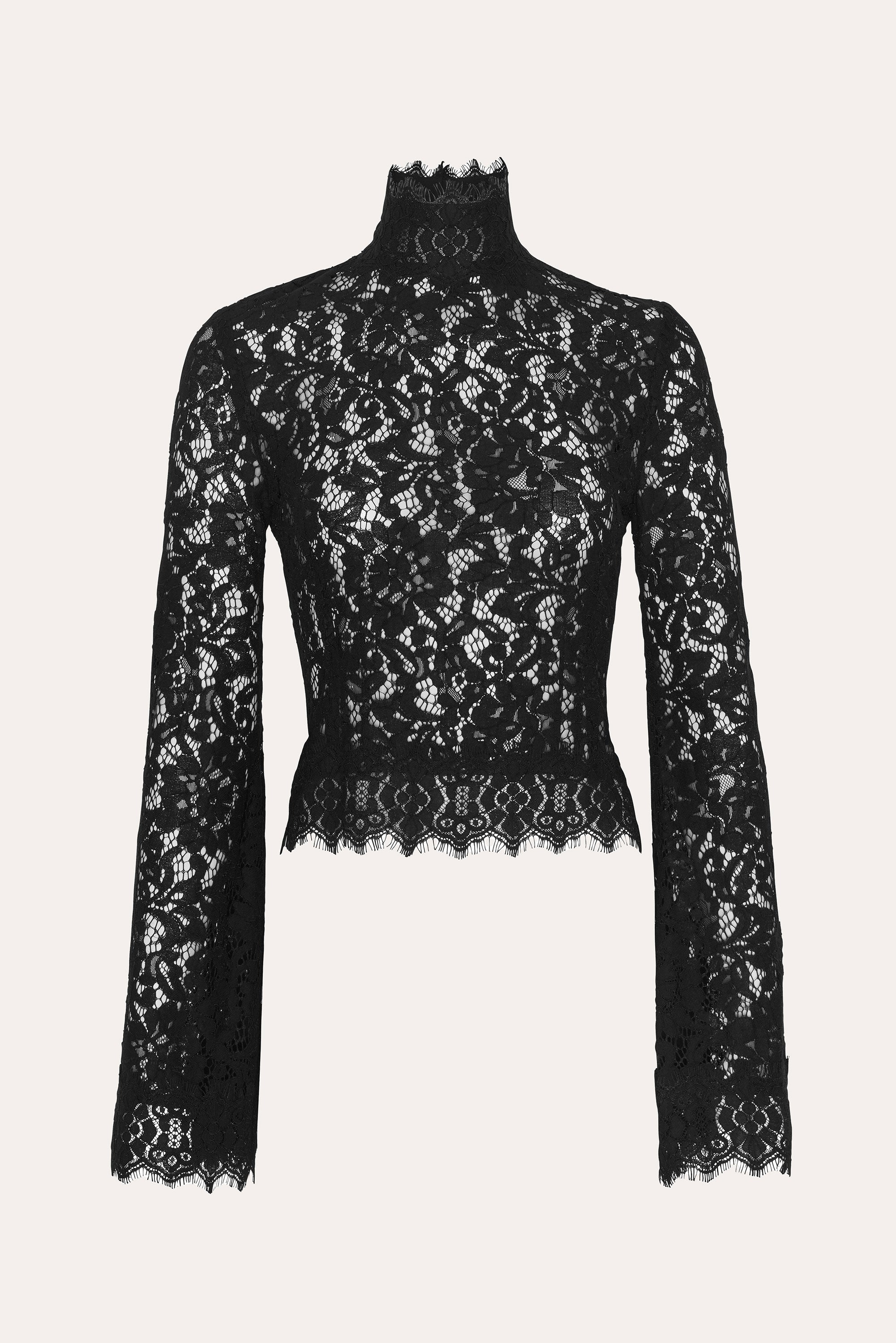 Isabella Lace Top | Elie Tahari BLACK