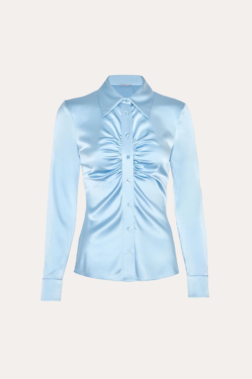 Anya Silk Charmeuse Ruched Shirt | Elie Tahari CELESTINE