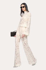 Fleur Lace Pant | Elie Tahari CAMELLIA VEIL