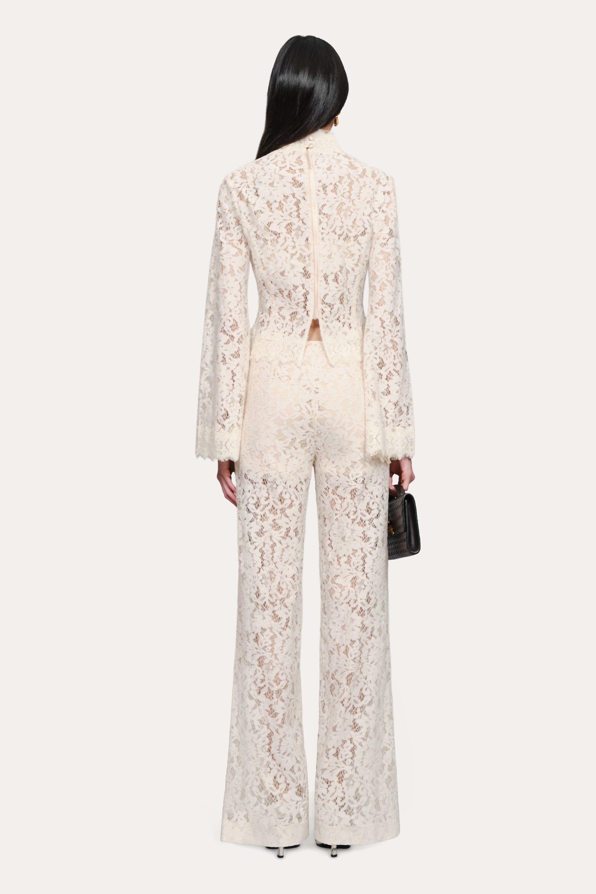Fleur Lace Pant | Elie Tahari CAMELLIA VEIL
