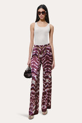 Lila Ikat Silk Pant | Elie Tahari IKAT
