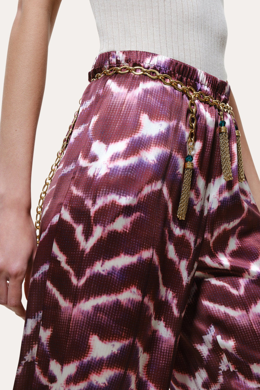 Lila Ikat Silk Pant | Elie Tahari IKAT