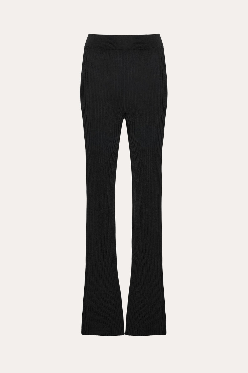 Roxanne Ribbed Flare Pant | Elie Tahari BLACK