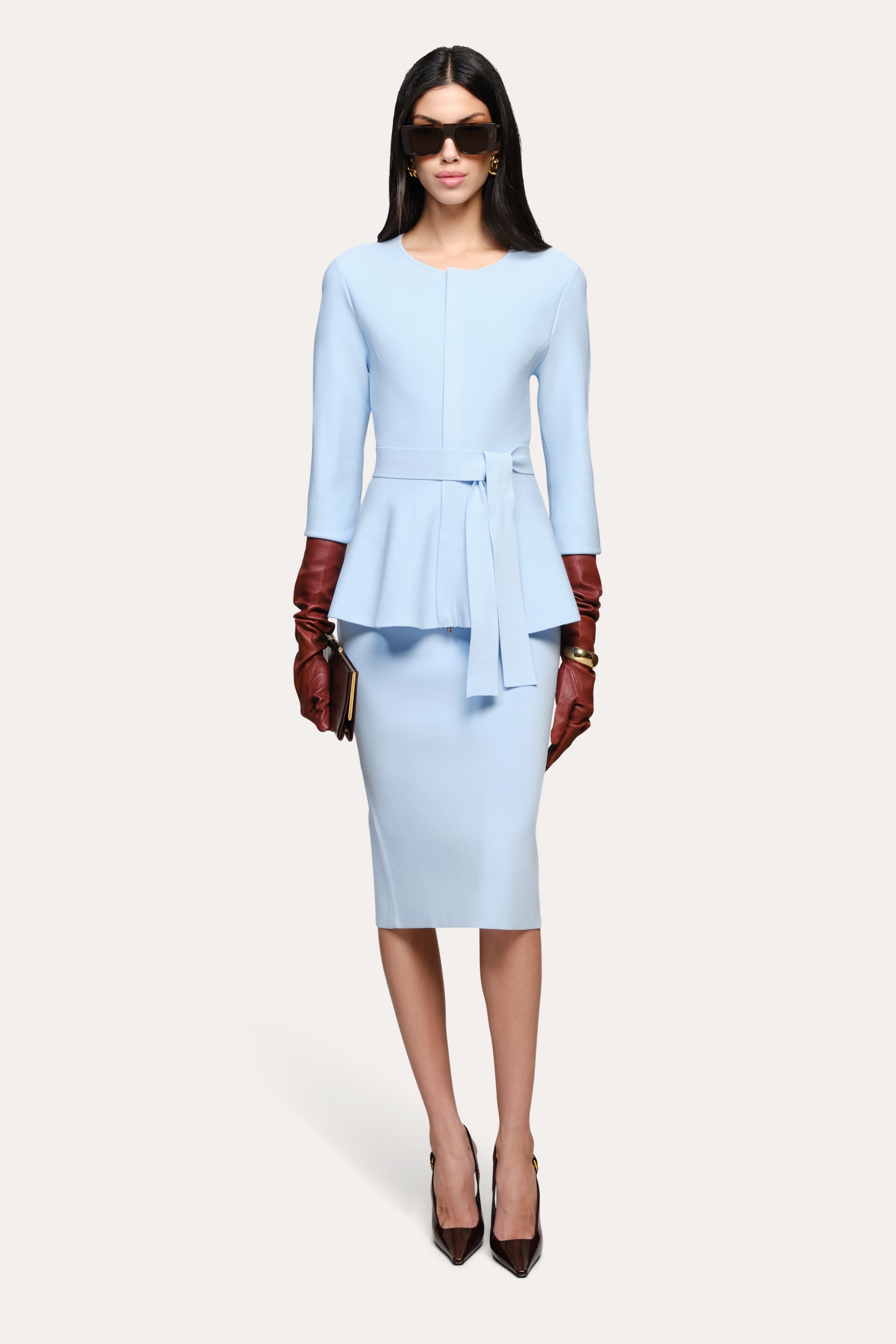 Mila Milano Sculpt Dress | Elie Tahari ICE BLUE