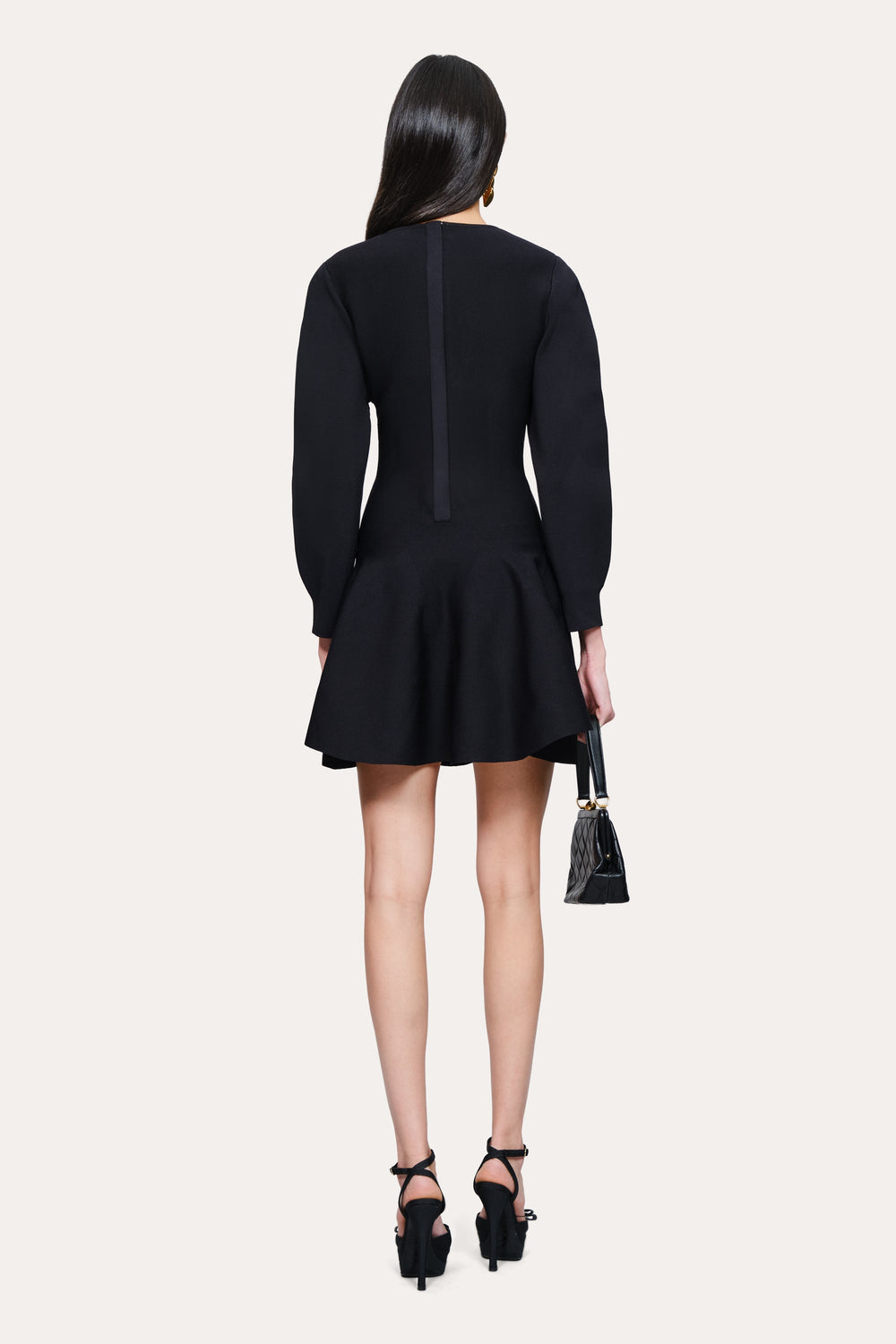 Ruched Mesh Dress | Elie Tahari BLACK