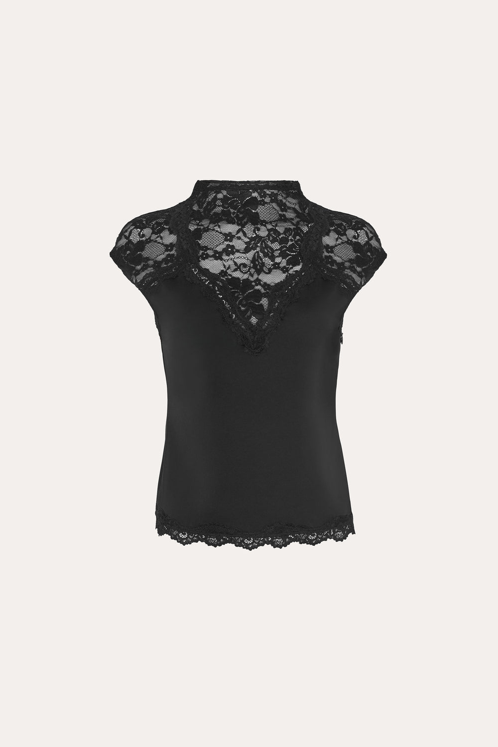 Elara Lace Top | Elie Tahari BLACK