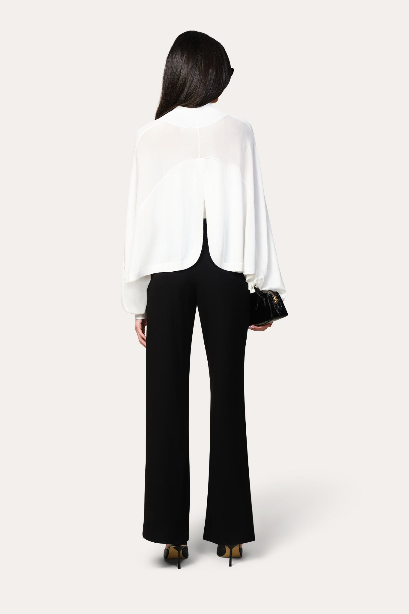 Overlay Two Piece Tube Top Sweater | Elie Tahari WHITE