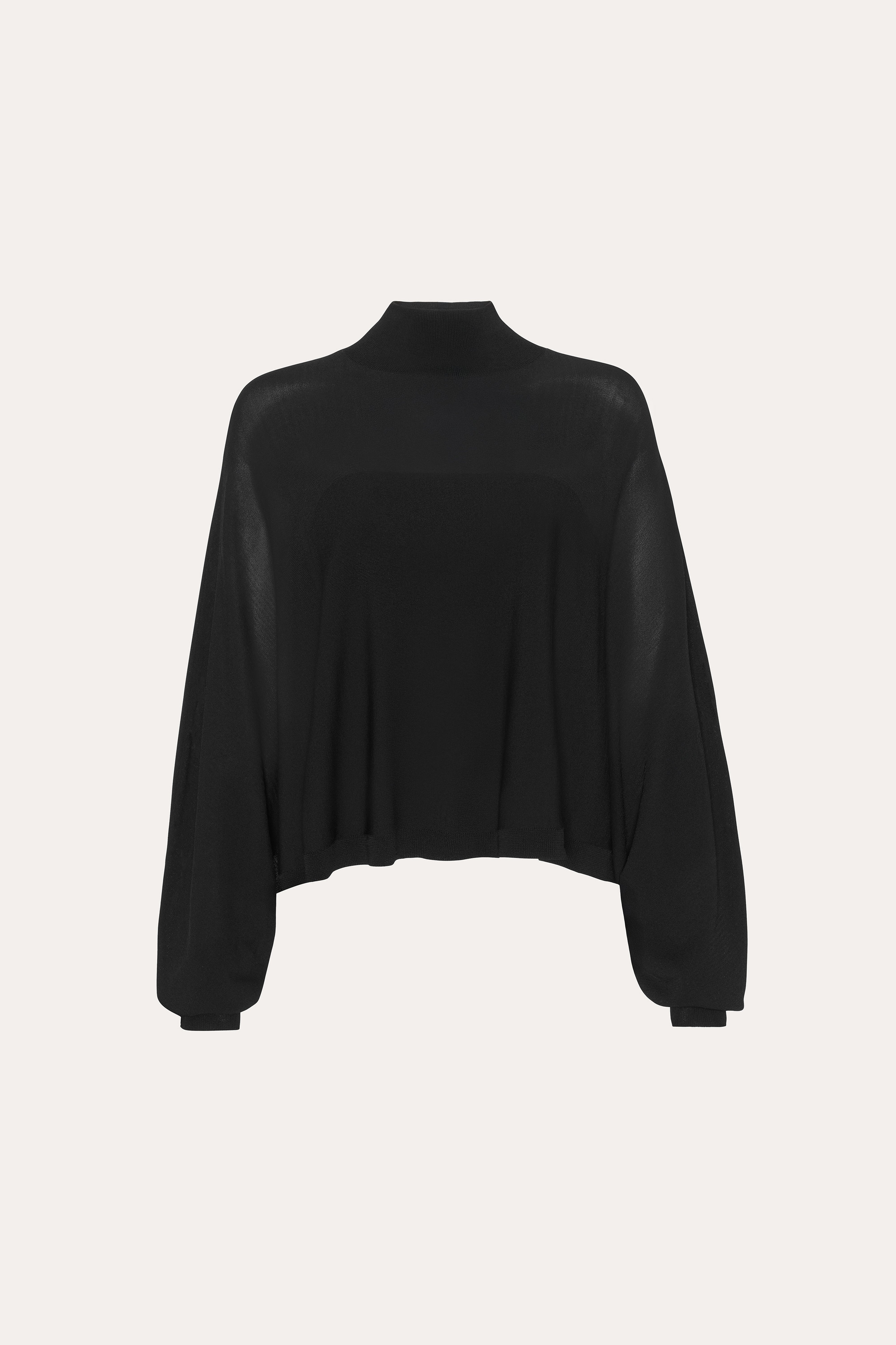 Overlay Two Piece Tube Top Sweater | Elie Tahari BLACK
