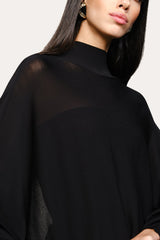 Overlay Two Piece Tube Top Sweater | Elie Tahari BLACK