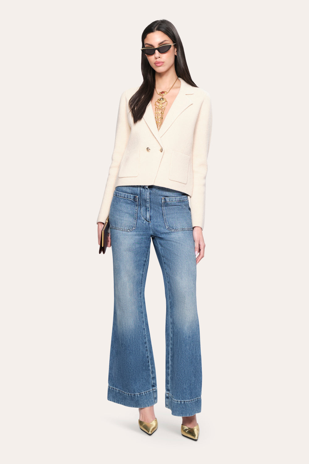 Lily Knit Jacket | Elie Tahari FRENCH VANILLA