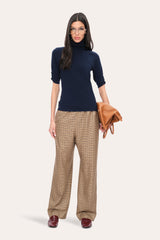 Cash-Wool Sweater | Elie Tahari MIDNIGHT