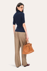 Cash-Wool Sweater | Elie Tahari MIDNIGHT
