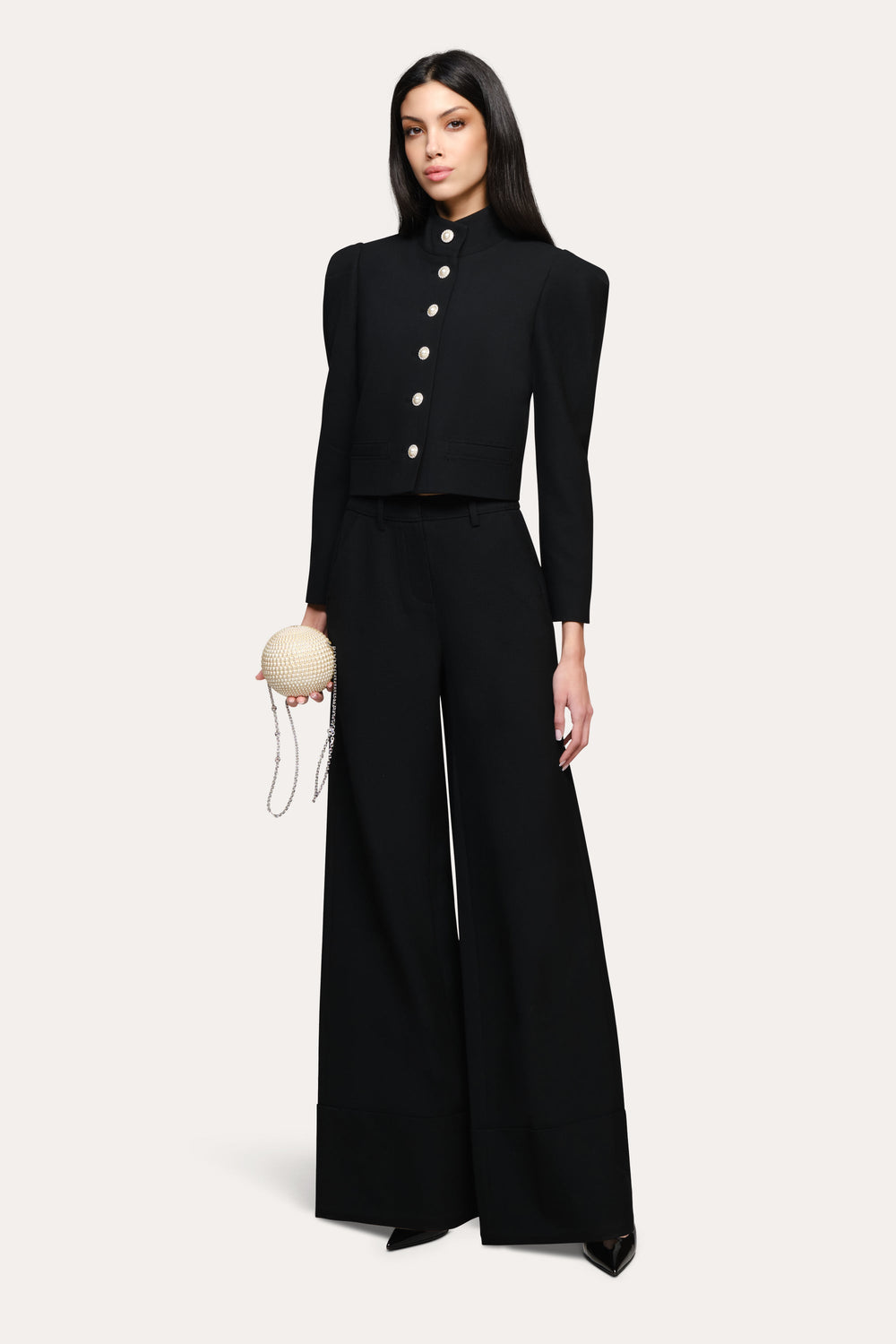 Twill Jacket | Elie Tahari BLACK