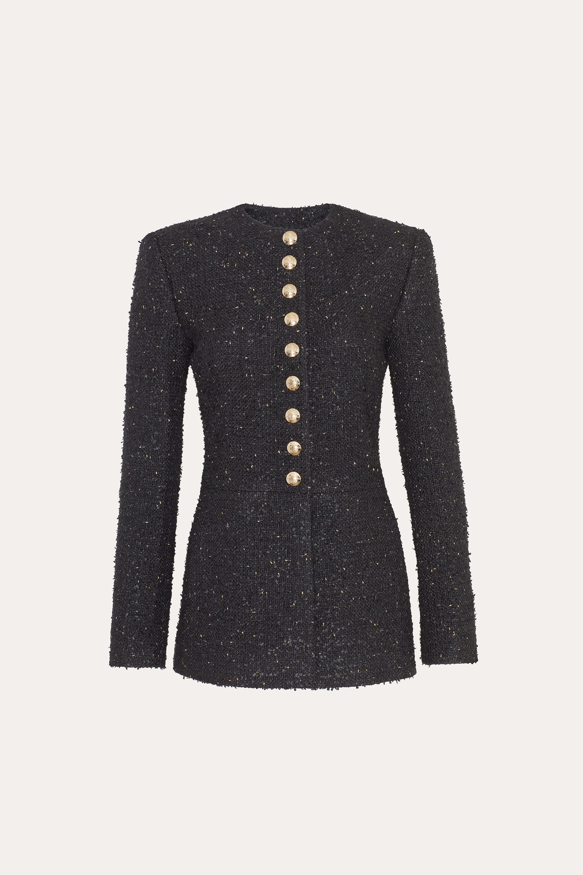 Boucle Structured Jacket | Elie Tahari BLACK MULTI