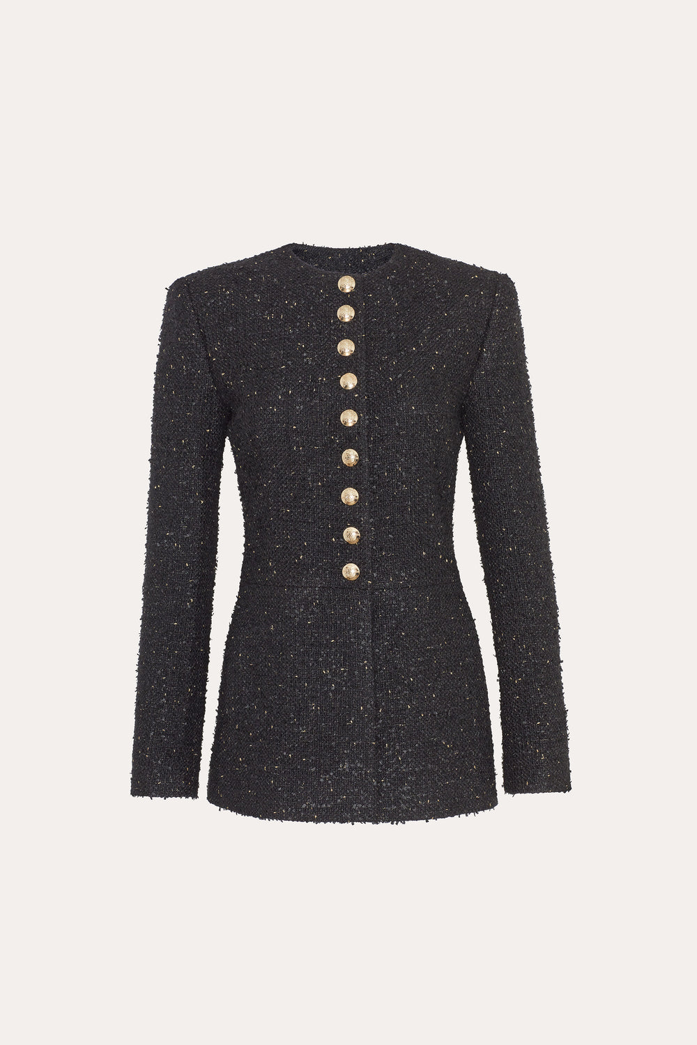 Boucle Structured Jacket | Elie Tahari BLACK MULTI