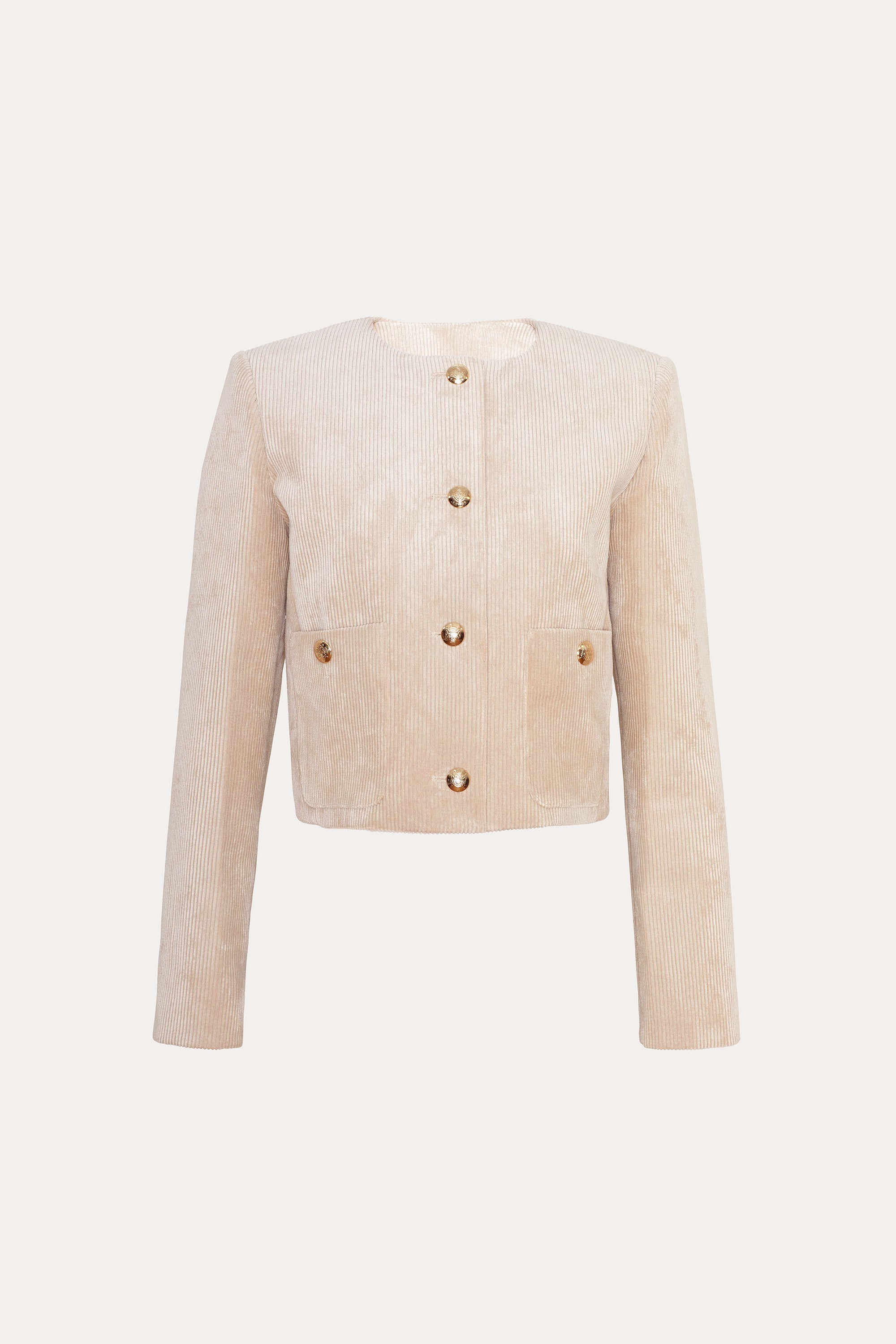 Cropped Corduroy Jacket | Elie Tahari PALOMINO