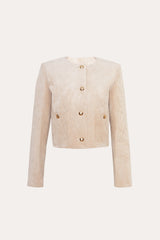 Cropped Corduroy Jacket | Elie Tahari PALOMINO