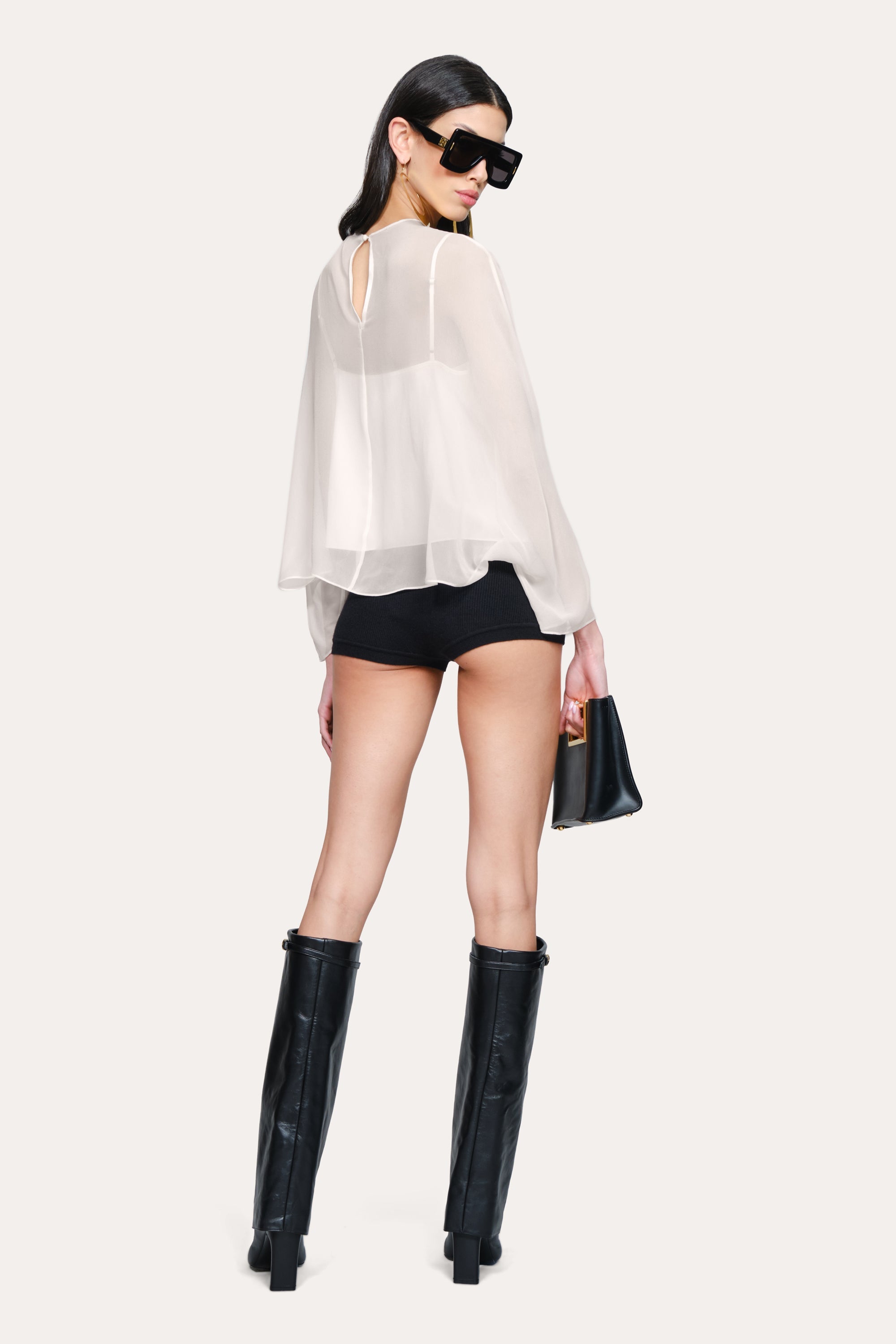 Colette Knit Shorts | Elie Tahari BLACK