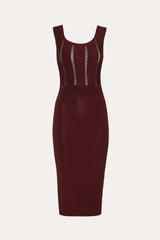 Sylvie Milano Pointelle Midi Dress | Elie Tahari SIENNA