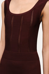 Sylvie Milano Pointelle Midi Dress | Elie Tahari SIENNA